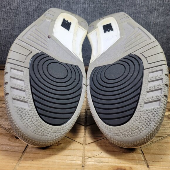 Nike Air Jordan 3 Mens 15 Retro Tinker Hatfield SP Black Cement Metallic Gold - Picture 8 of 12